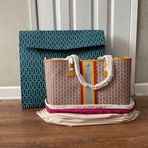 Tory Burch Daylily Gemini Link Tote NWT